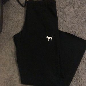 Pink sweat pants (black)